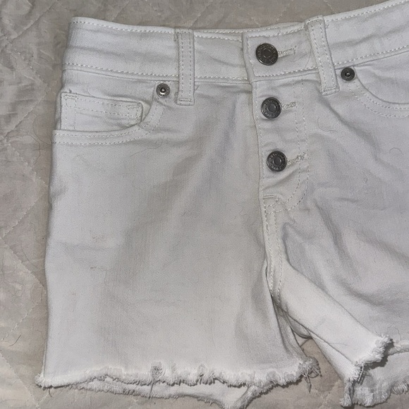CAT & JACK White Denim Shorts Girls S (6/6X) - Picture 5 of 9